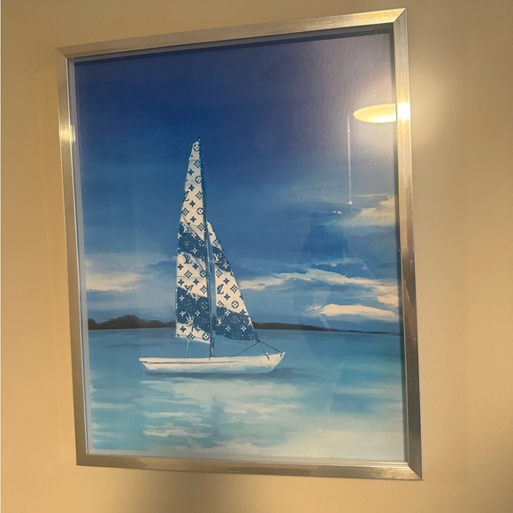 LV SAIL BOAT PAINTING - Picture 1 of 1